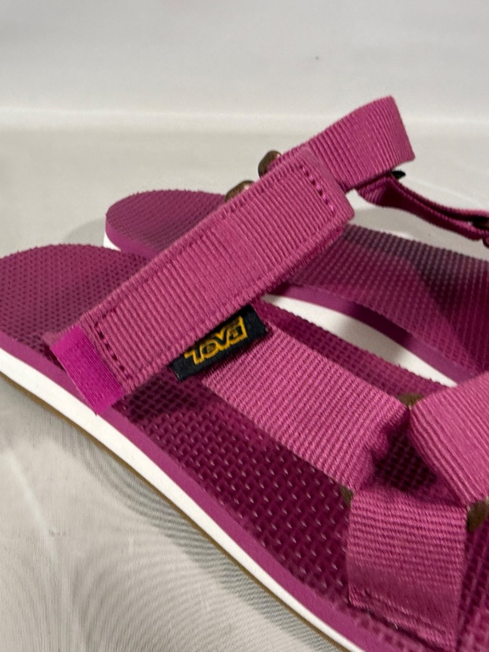 Teva Original Universal Slim Women's Walking Water Sandals Purple Straps 8 - Picture 3 of 11